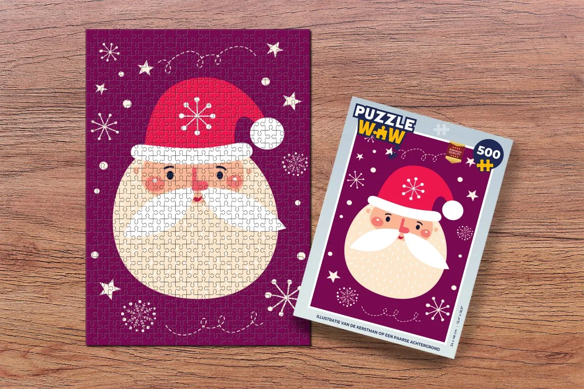 PuzzleWow Kerst Legpuzzel 500 Stuks - Multicolor