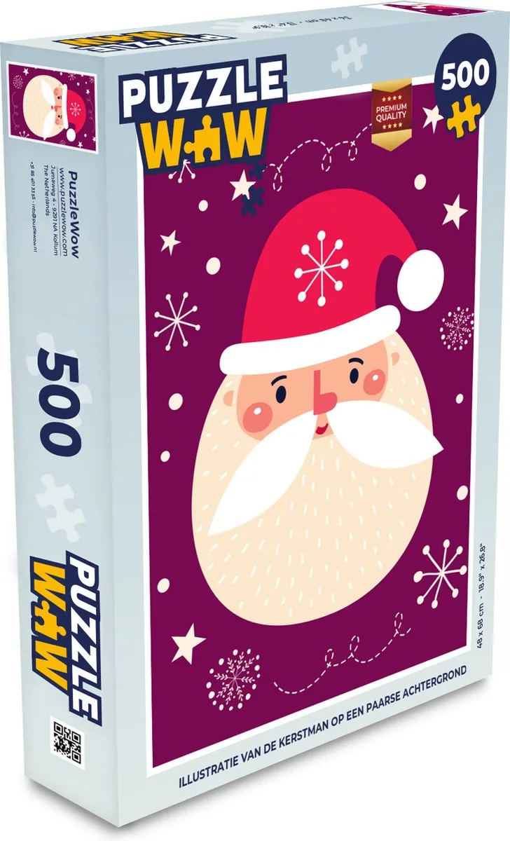 PuzzleWow Kerst Legpuzzel 500 Stuks