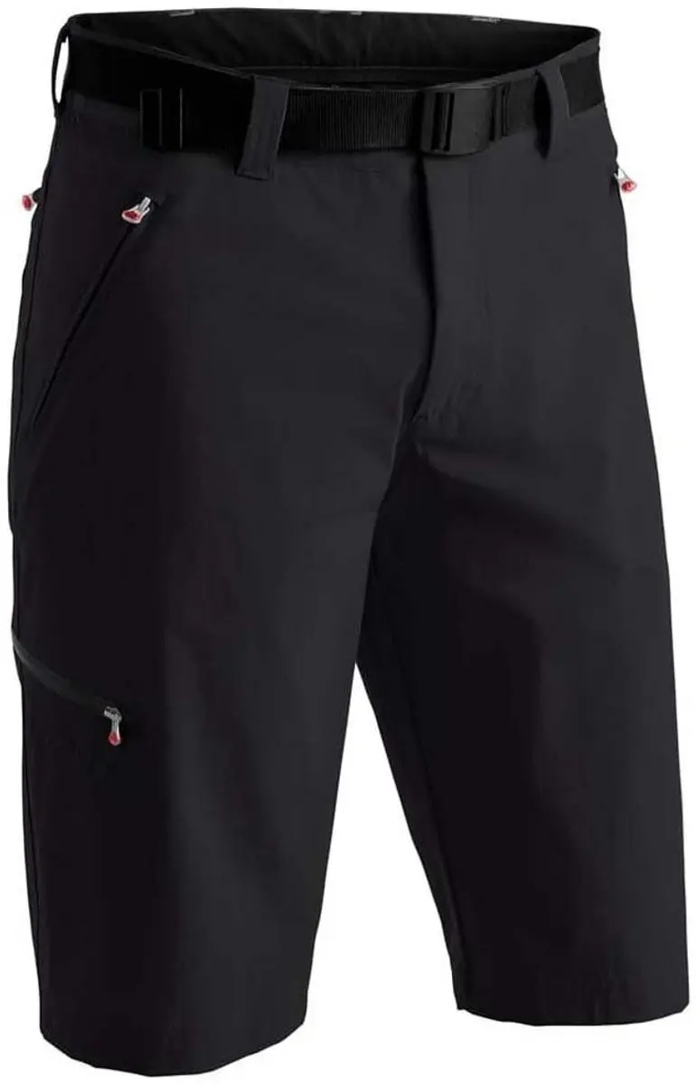 Maier Sports Nil Bermuda Shorts Heren, zwart Maat EU 48
