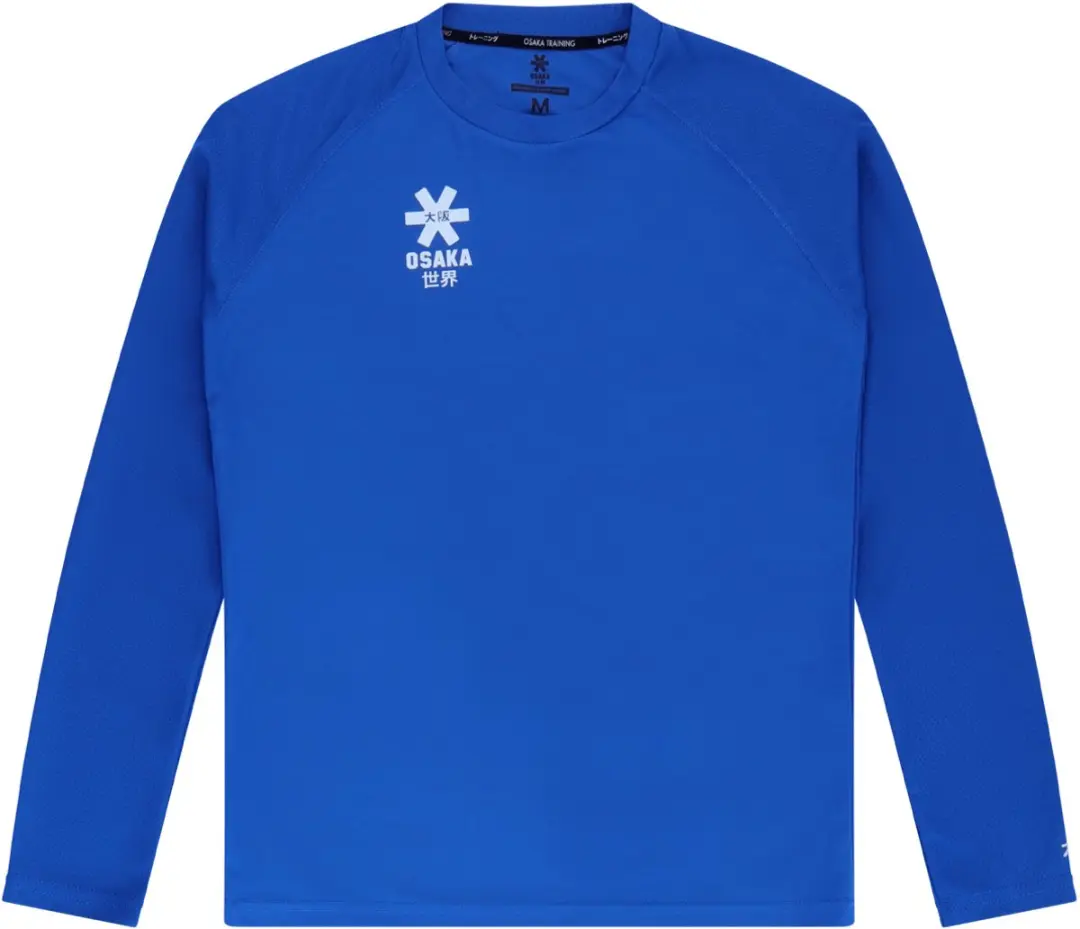 Osaka Men Training Tee Long Sleeve Blauw kobalt
