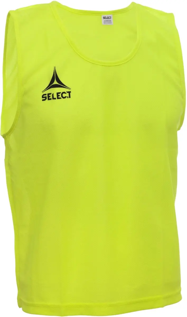 Select Basic Bib Football Tag Senior, Mannen, Geel, T-shirt, maat: One size