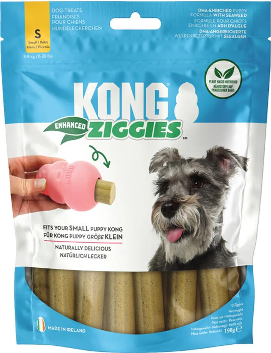 KONG Ziggies Enhanced Kauwsticks M/L - 5 Stuks - 227g