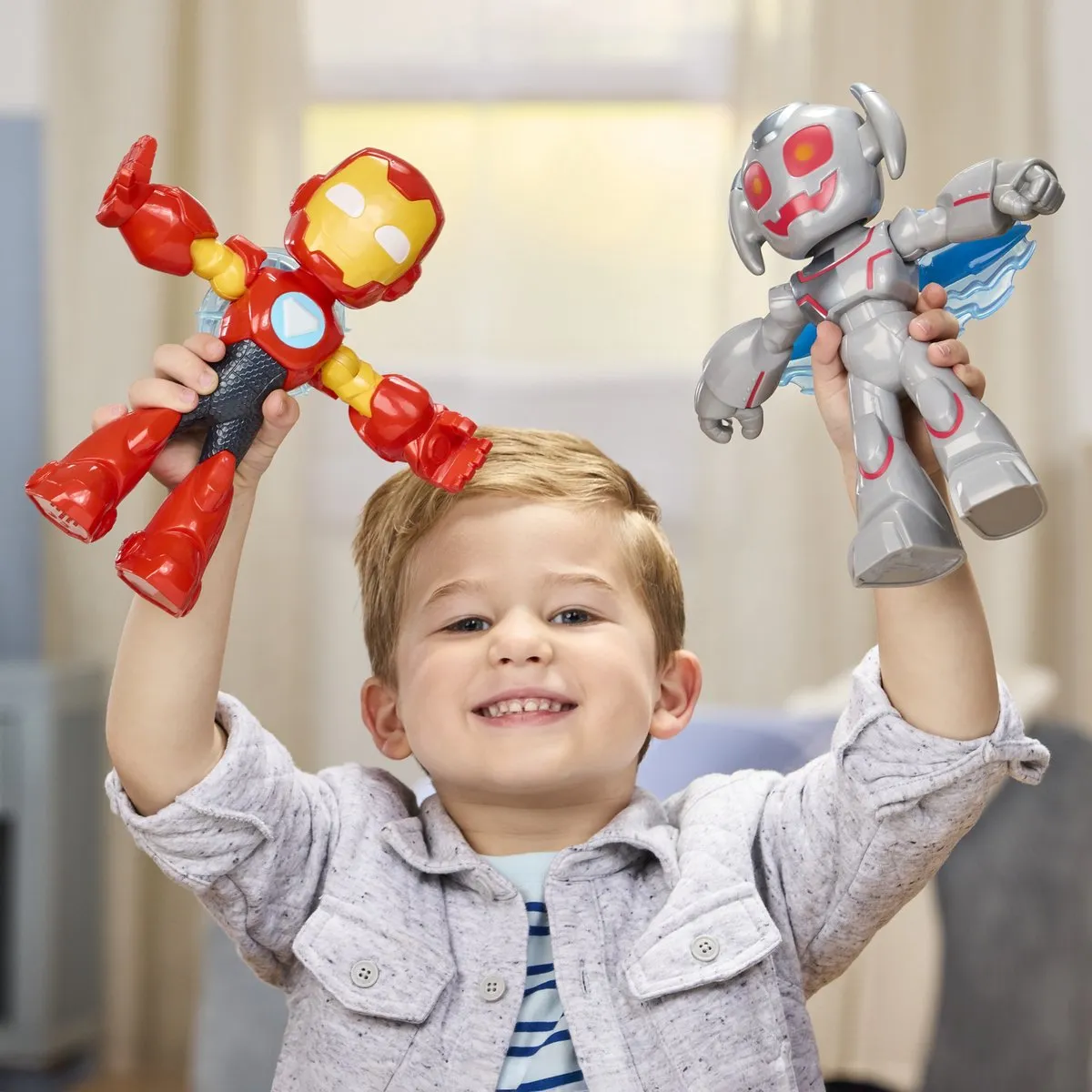 Marvel Iron Man & Ultron Clash Actiefiguren 23cm - Multi