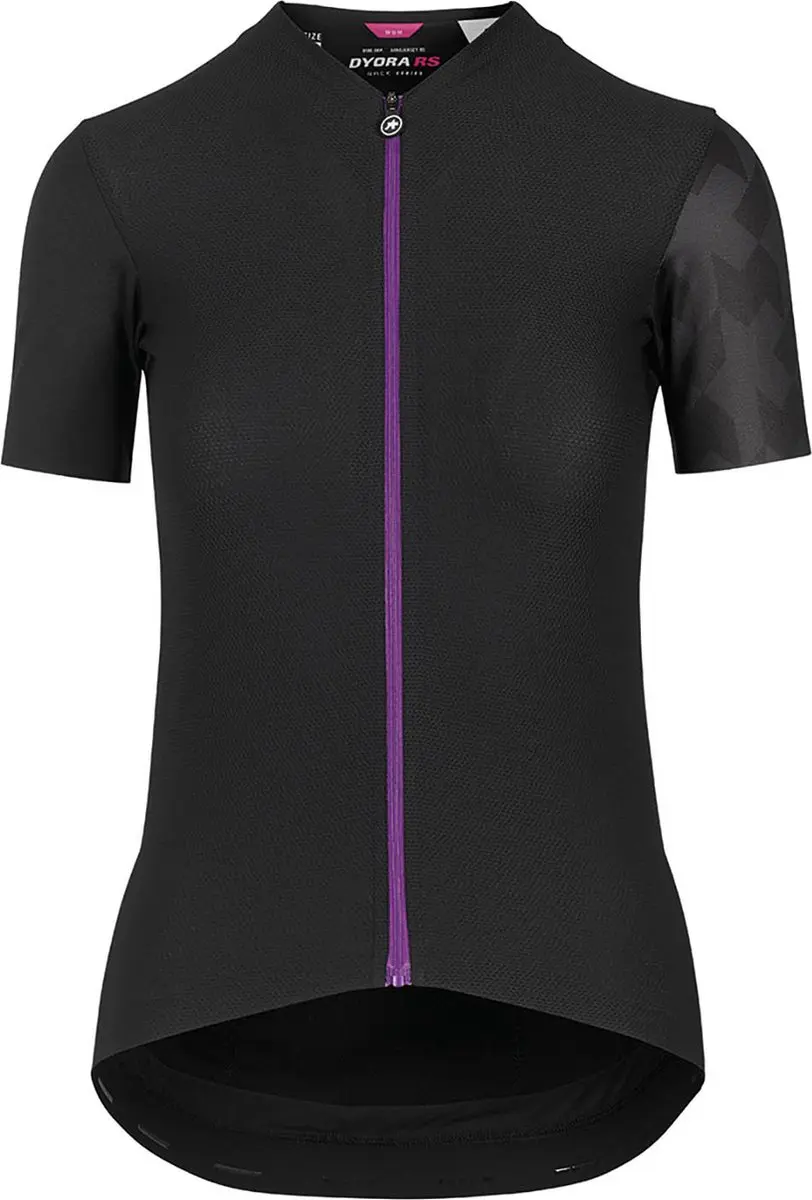 Assos Dyora RS Fietsshirt korte mouwen dames - L - Zwart - afbeelding 6 van 6