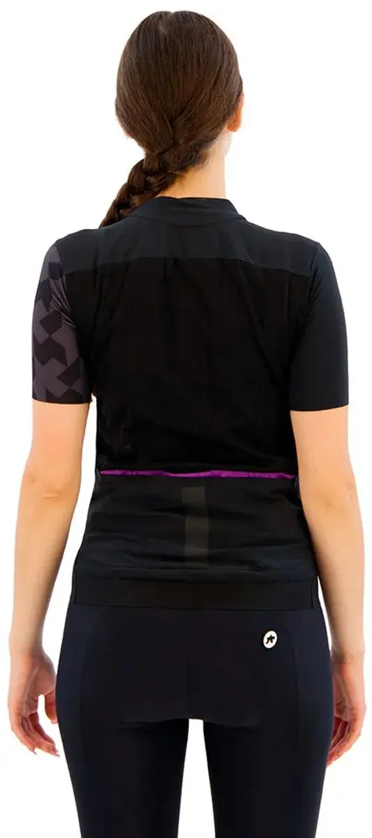 Assos Dyora RS Fietsshirt korte mouwen dames - L - Zwart - afbeelding 3 van 6