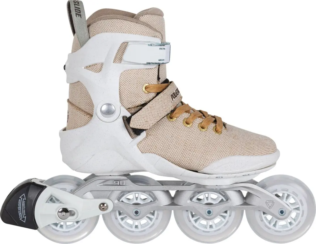 Powerslide Phuzion RFC 90 Inline Skates - 90mm - Beige/Wit - afbeelding 2 van 5