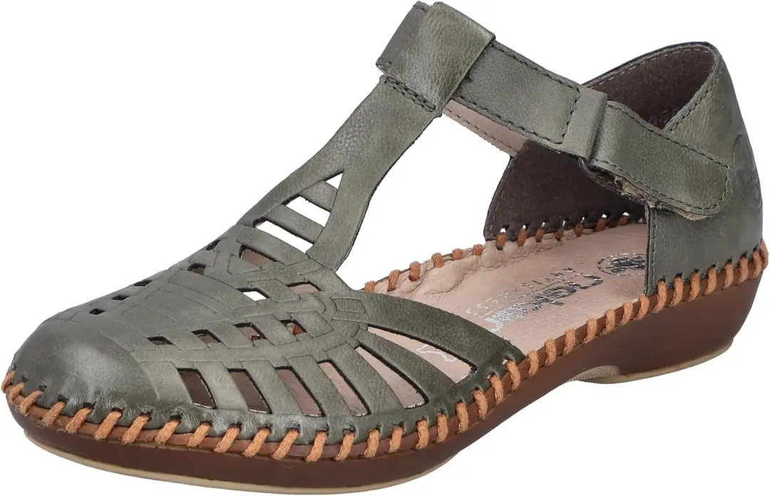 Rieker Dames Sandalen M1688 Groen