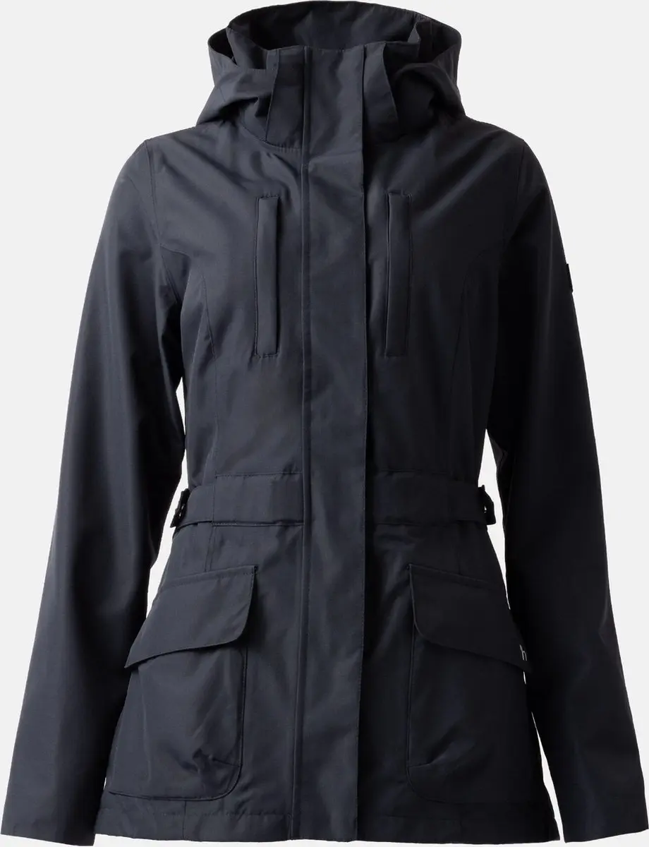 Horze Jadine dames technische waterdichte zomer rijjas, Dark Navy, 42