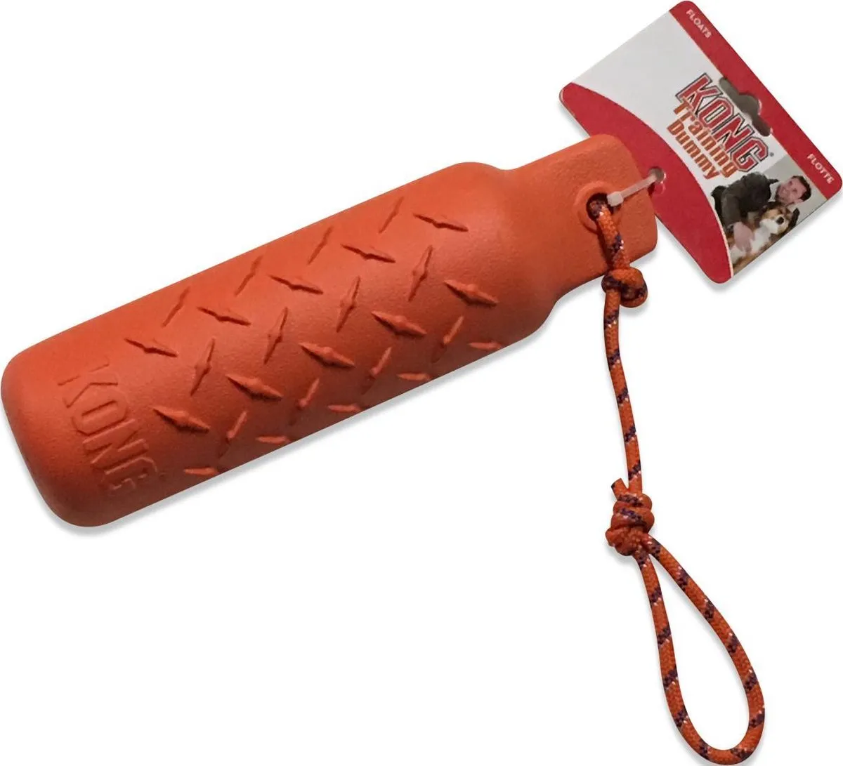 KONG Training Dummy XL Kauwspeelgoed - 354x77x64mm - Oranje