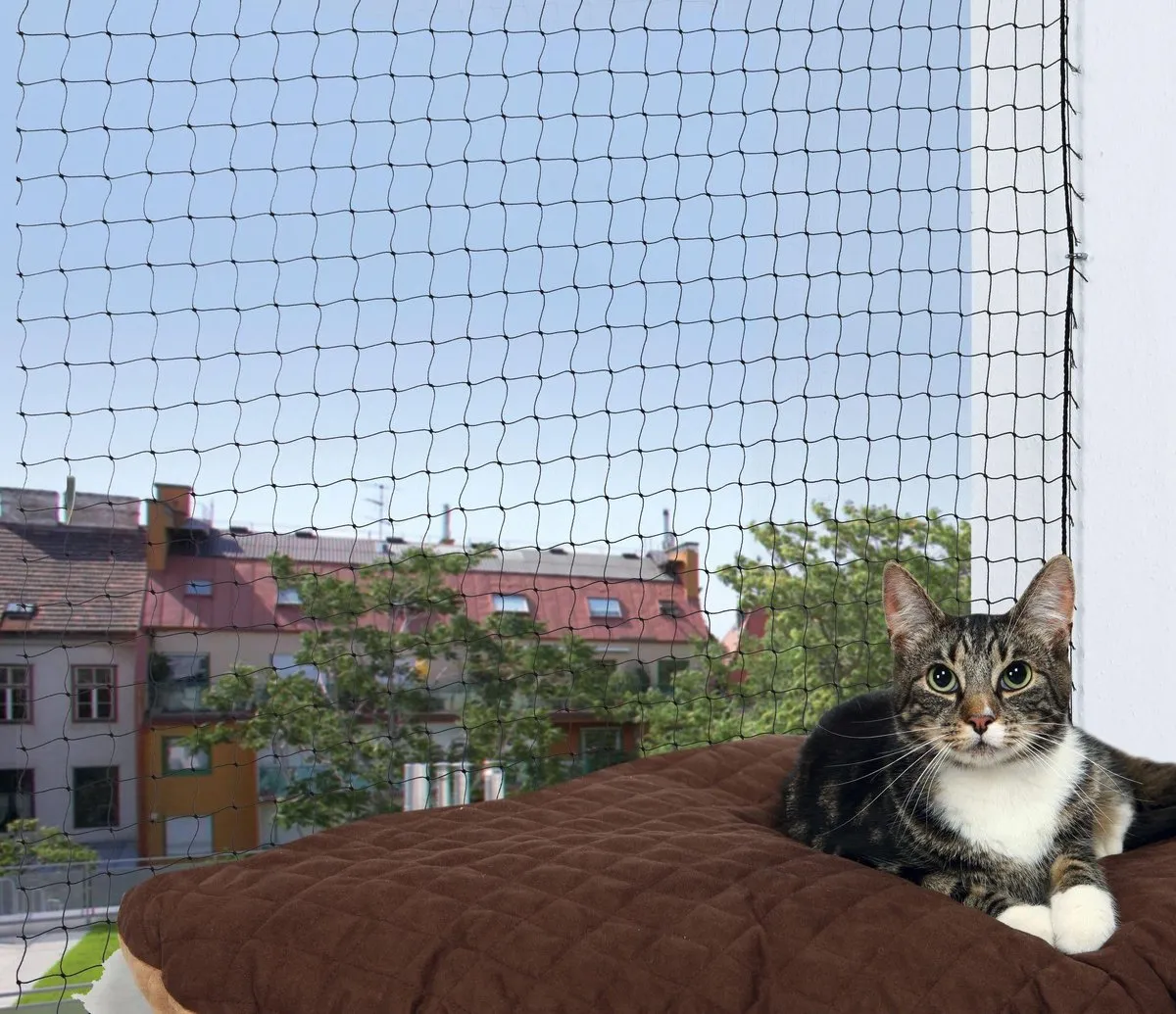 Trixie Kattenbeschermnet Zwart 3x2m