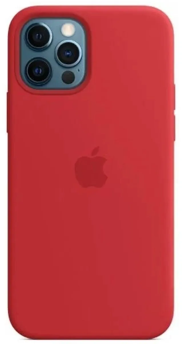 Apple Silicone Backcover MagSafe voor de Apple iPhone 12 (Pro) - Red