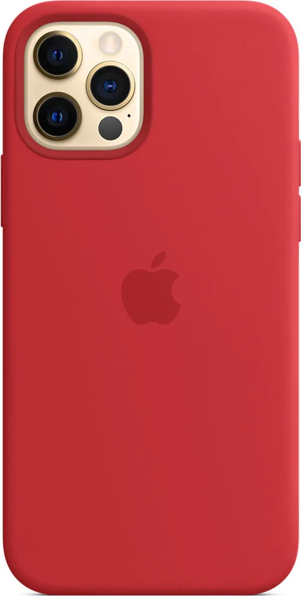 Apple Silicone Backcover MagSafe voor de Apple iPhone 12 (Pro) - Red