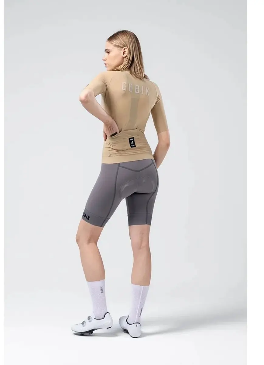 Gobik CX Solid korte mouw fietsshirt - L - Rye - afbeelding 4 van 5