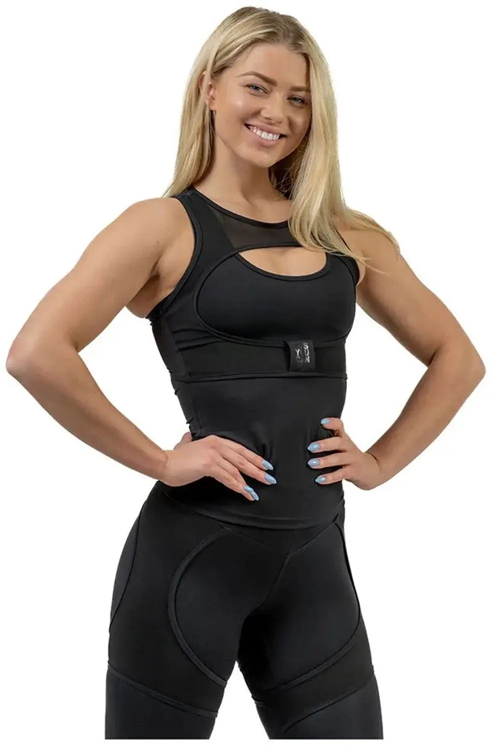 Nebbia Intense Ultra Compression Mouwloos Basislaag Zwart M Vrouw