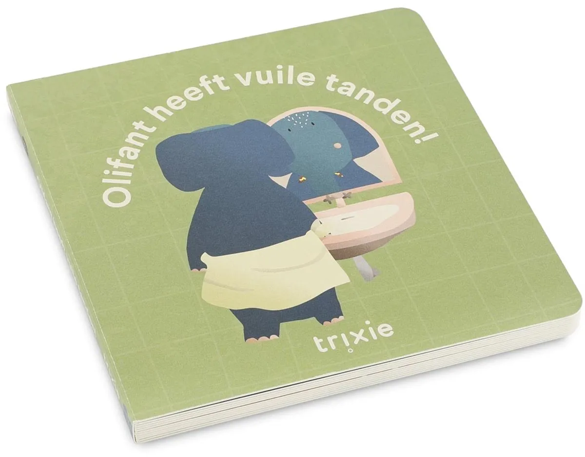 Trixie Olifant heeft vuile tanden! Kartonboekje - Peuters
