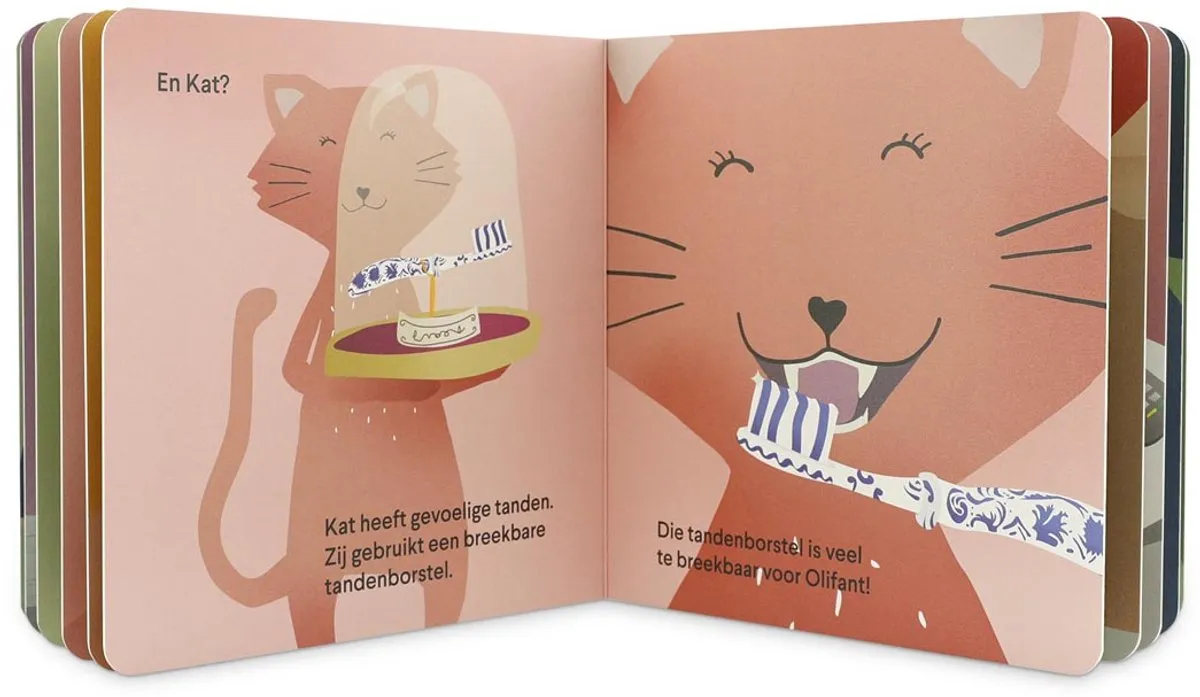 Trixie Olifant heeft vuile tanden! Kartonboekje - Peuters