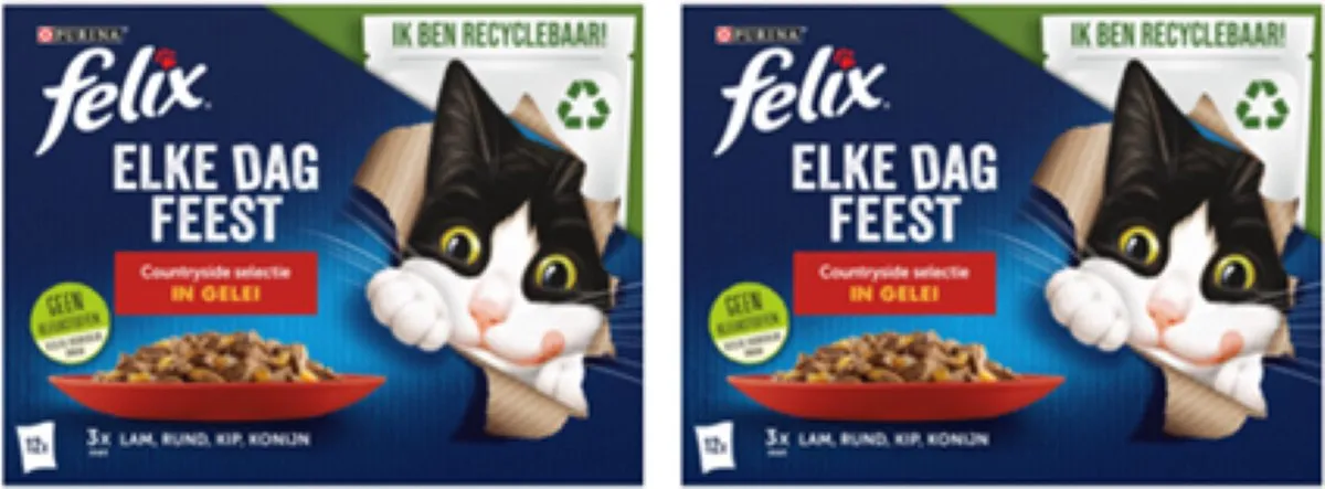 Felix Elke Dag Feest Countryside Selectie in Gelei Kattenvoer