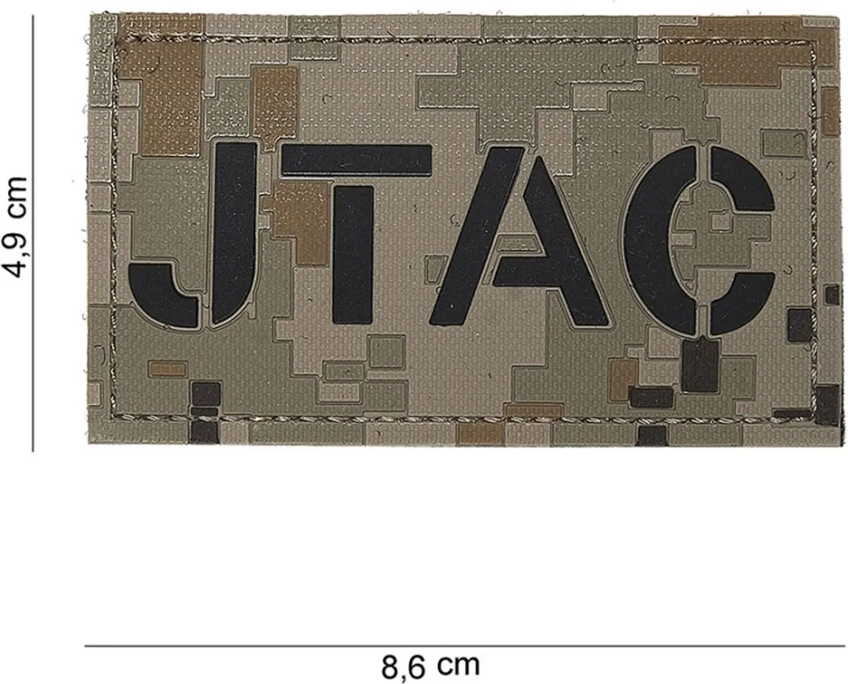 101 Inc Embleem 3D PVC JTAC Digitaal Desert