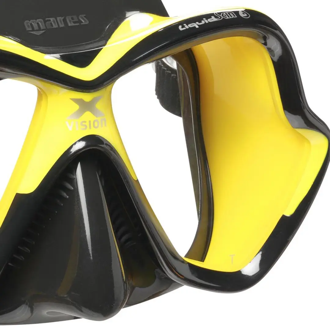Mares X-Vision Ultra Duikbril - Geel/Zwart - afbeelding 2 van 4