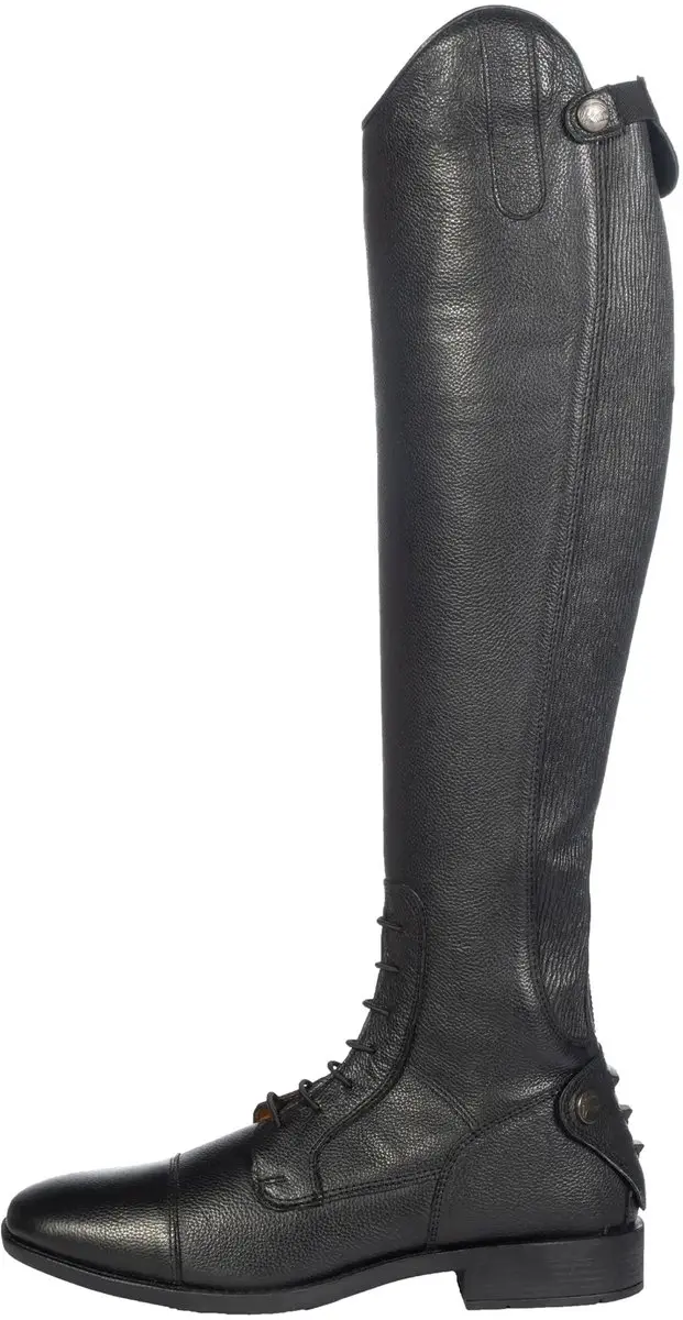 Leren rijlaarzen HKM Titanium Style Short/Width XL