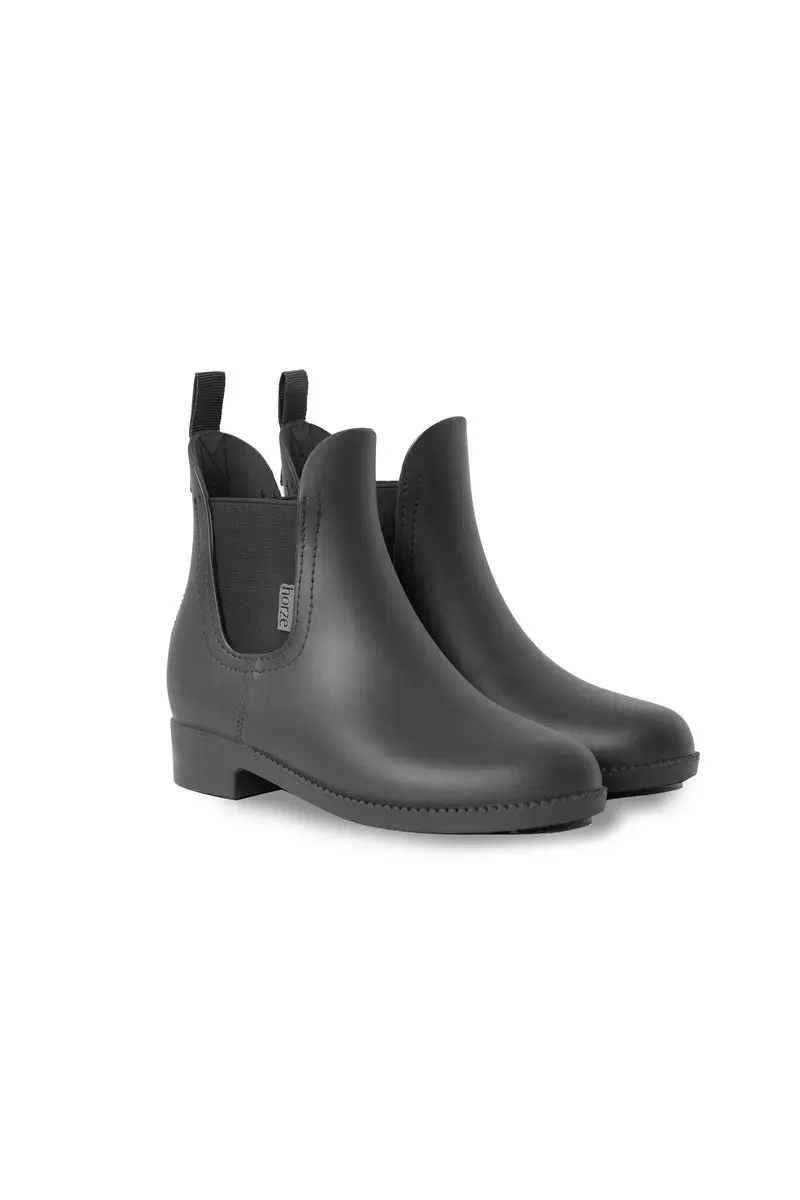 Horze Bonn Rubber Jodhpurs, kinderen, Black, 34