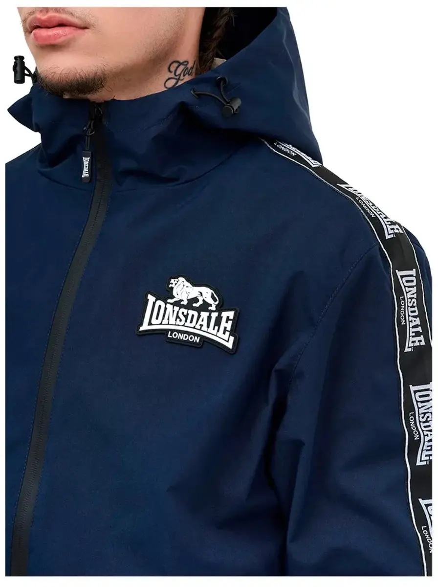 Lonsdale Ouston Hooded jacket Navy/Black/White S - afbeelding 4 van 6