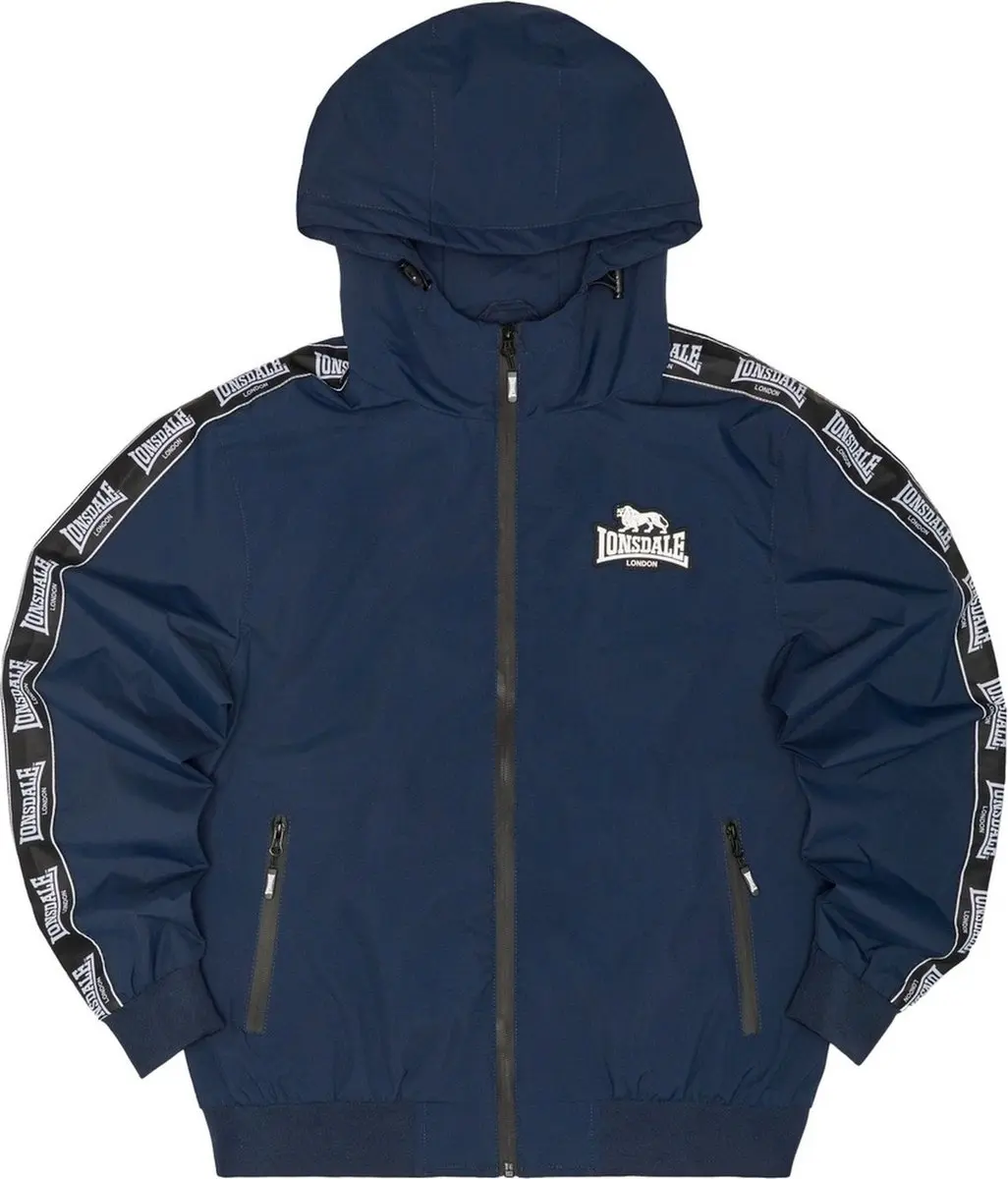 Lonsdale Ouston Hooded jacket Navy/Black/White S