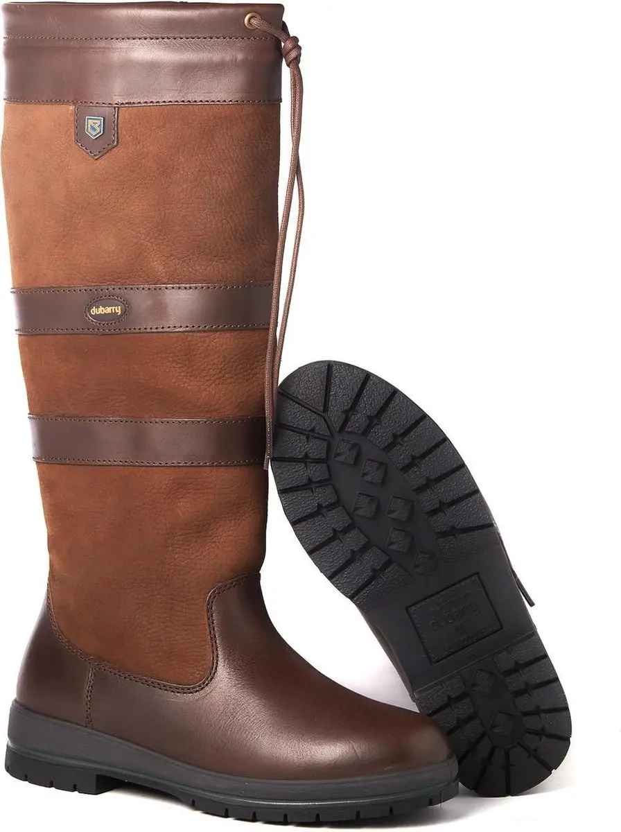 Dubarry Galway Extra Fit Donkerbruin Dames Outdoorboots Donker Bruin