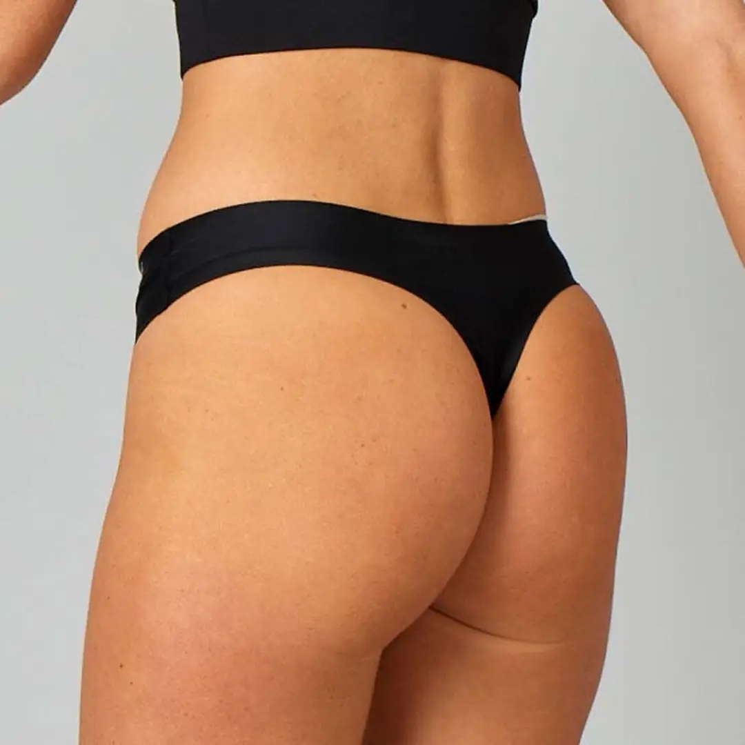 Pure Lime String 2-pack Dames M - Zwart - afbeelding 3 van 5