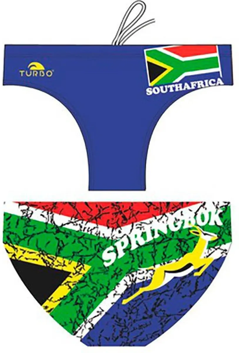 Turbo Springbok Zwemslip Blauw 3XL Man