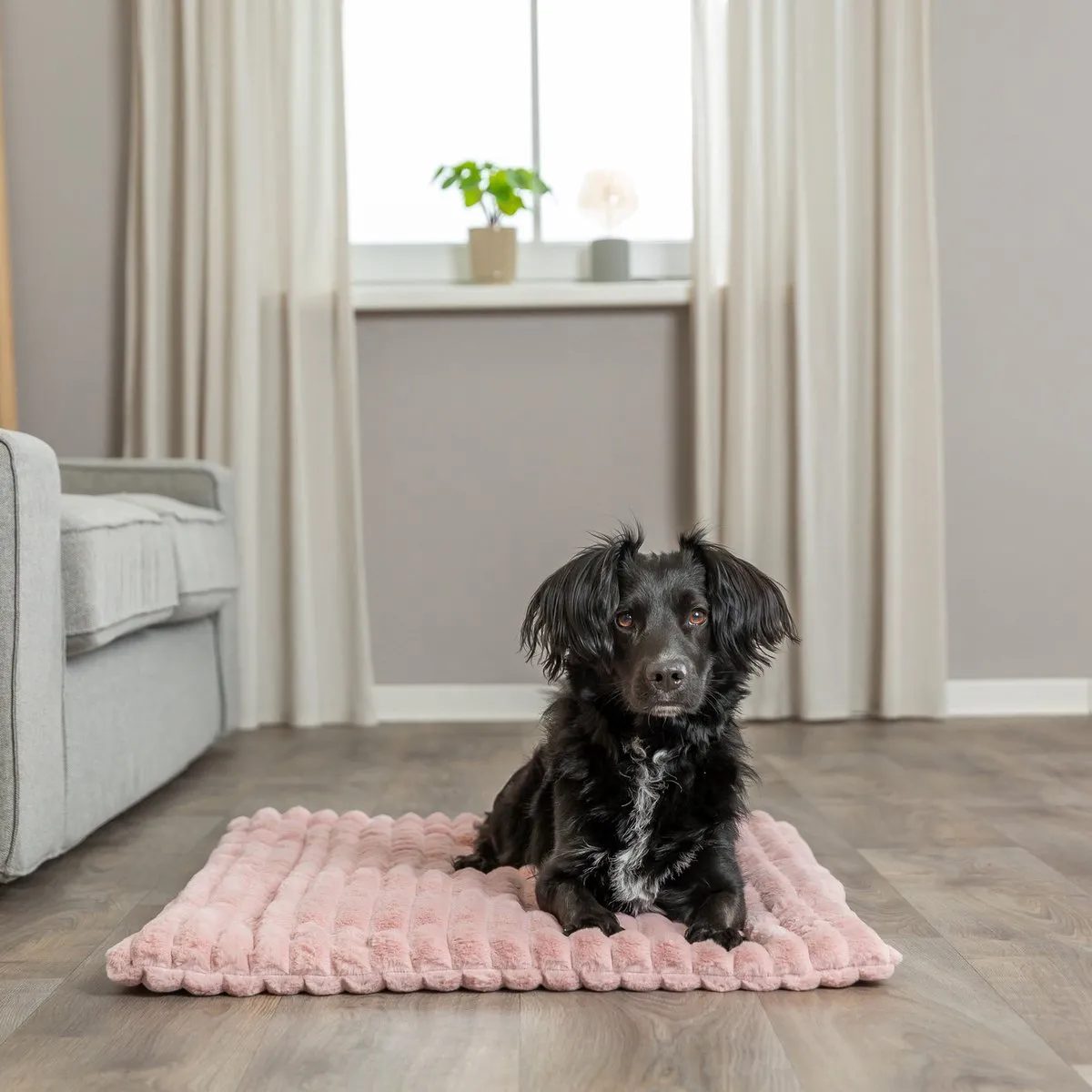 Trixie Ligmat Lonni Ribfluweel Roze 60x45cm