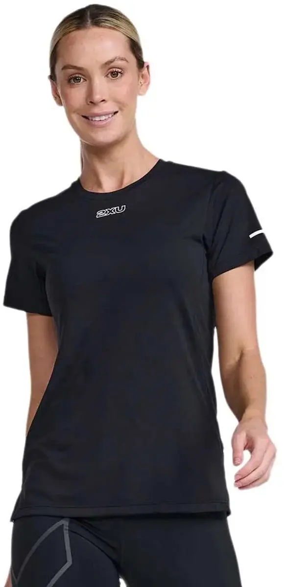 2xu Light Speed T-shirt Met Korte Mouwen Zwart S Vrouw