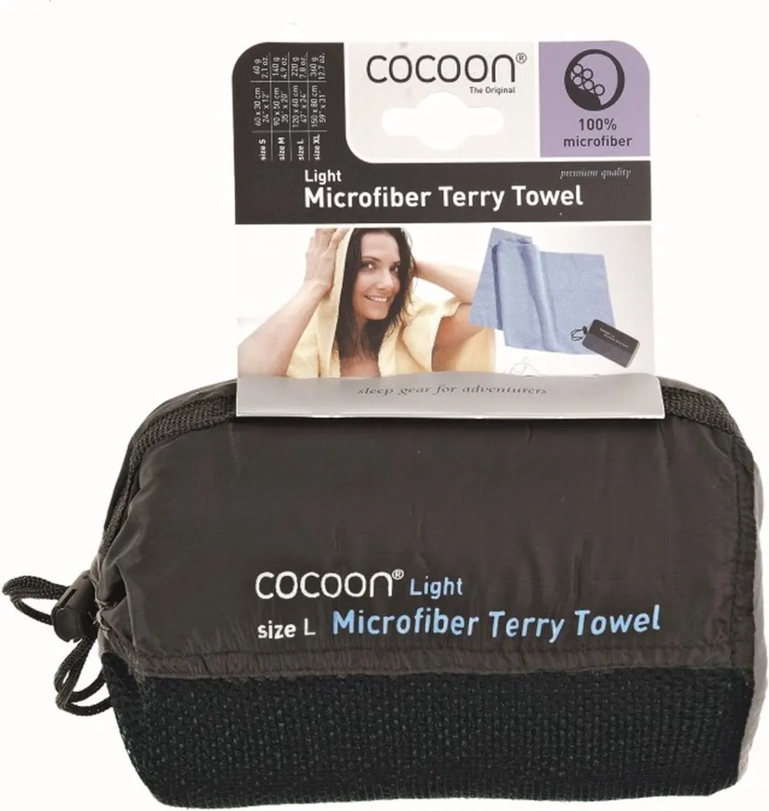 Cocoon Terry Towel Light Handdoek - Bamboo Green - afbeelding 3 van 4
