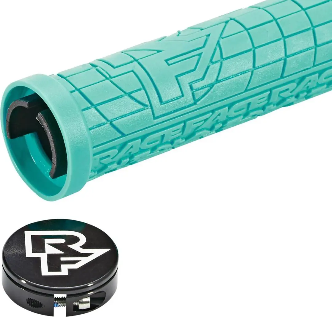 Race Face Grippler Handvatten 33mm Turquoise - afbeelding 4 van 5