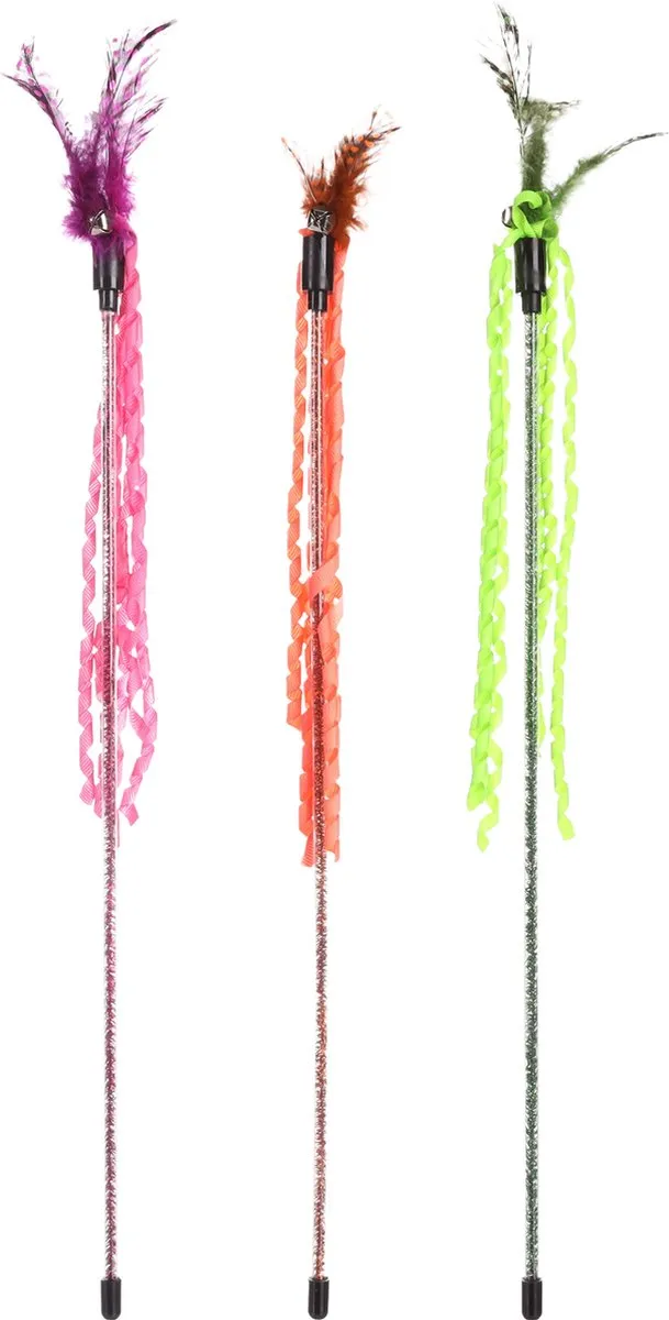 Flamingo Glitty Speelgoed Kattenhengel