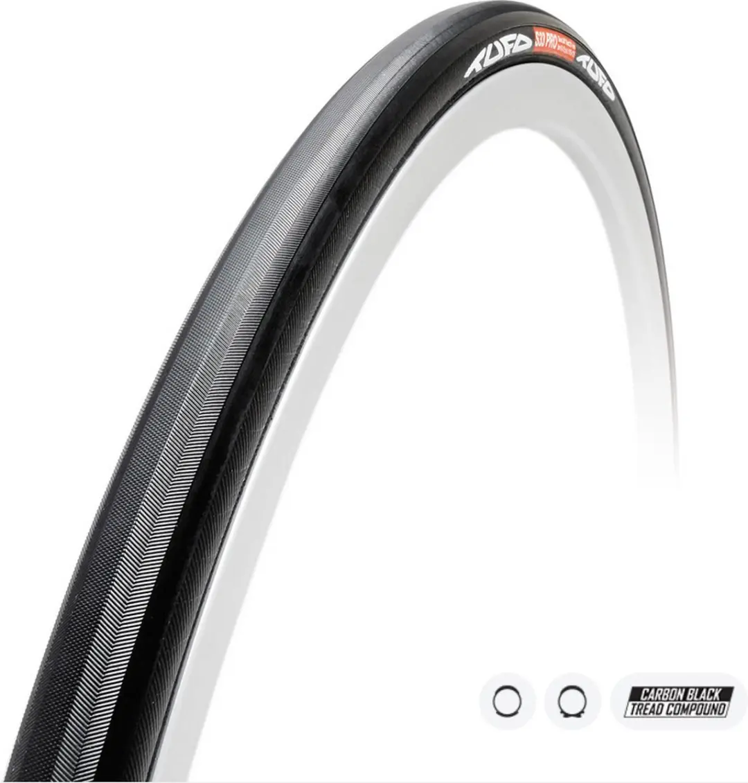 Tufo S33 Pro Tubular 700x24 Racefietsband - Zwart - afbeelding 2 van 3