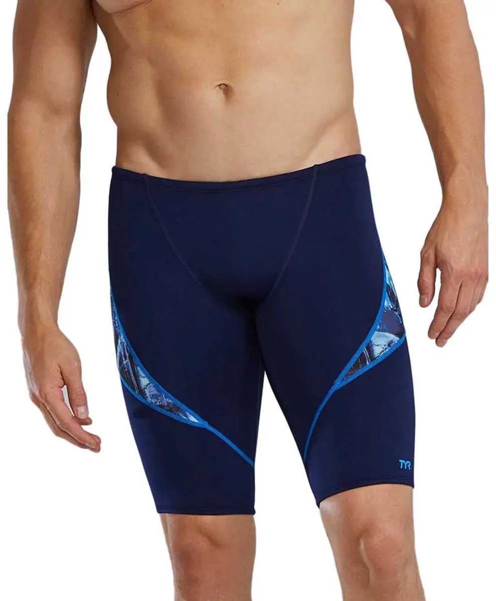 Tyr Durafast Elite Reflecta Jammer Blauw 38 Man