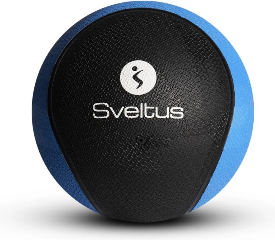 Sveltus Medicine Ball Rubber 2kg - Blauw/Zwart - afbeelding 2 van 2