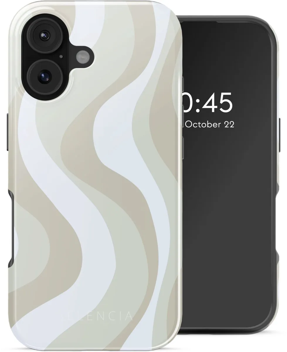 Selencia Hoesje iPhone 17 Desert Waves Beige
