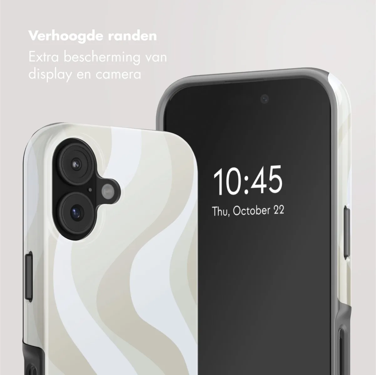 Selencia Hoesje iPhone 17 Desert Waves Beige - MagSafe