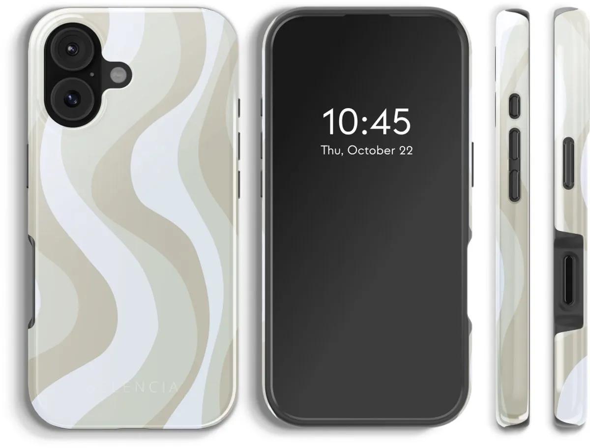 Selencia Hoesje iPhone 17 Desert Waves Beige - MagSafe - afbeelding 6 van 6