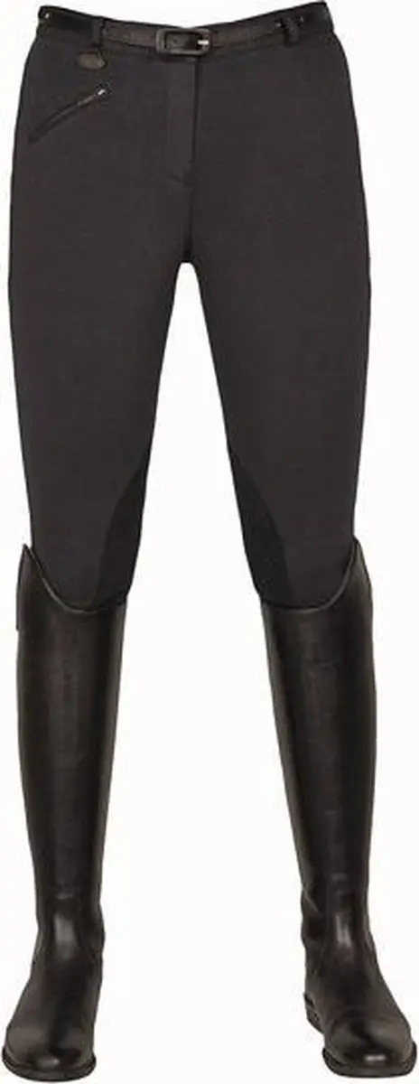 HKM Rijbroek Penny easy softline knievlak donkerblauw/donkerblauw 122
