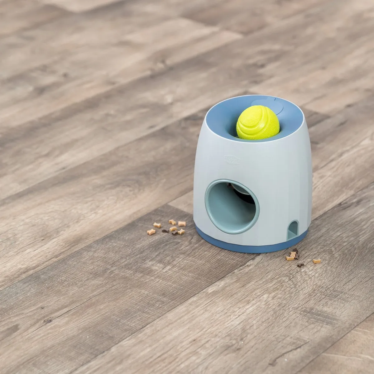 Trixie Dog Activity Strategiespel Ball & Treat - Lichtgrijs/Blauw - afbeelding 6 van 6