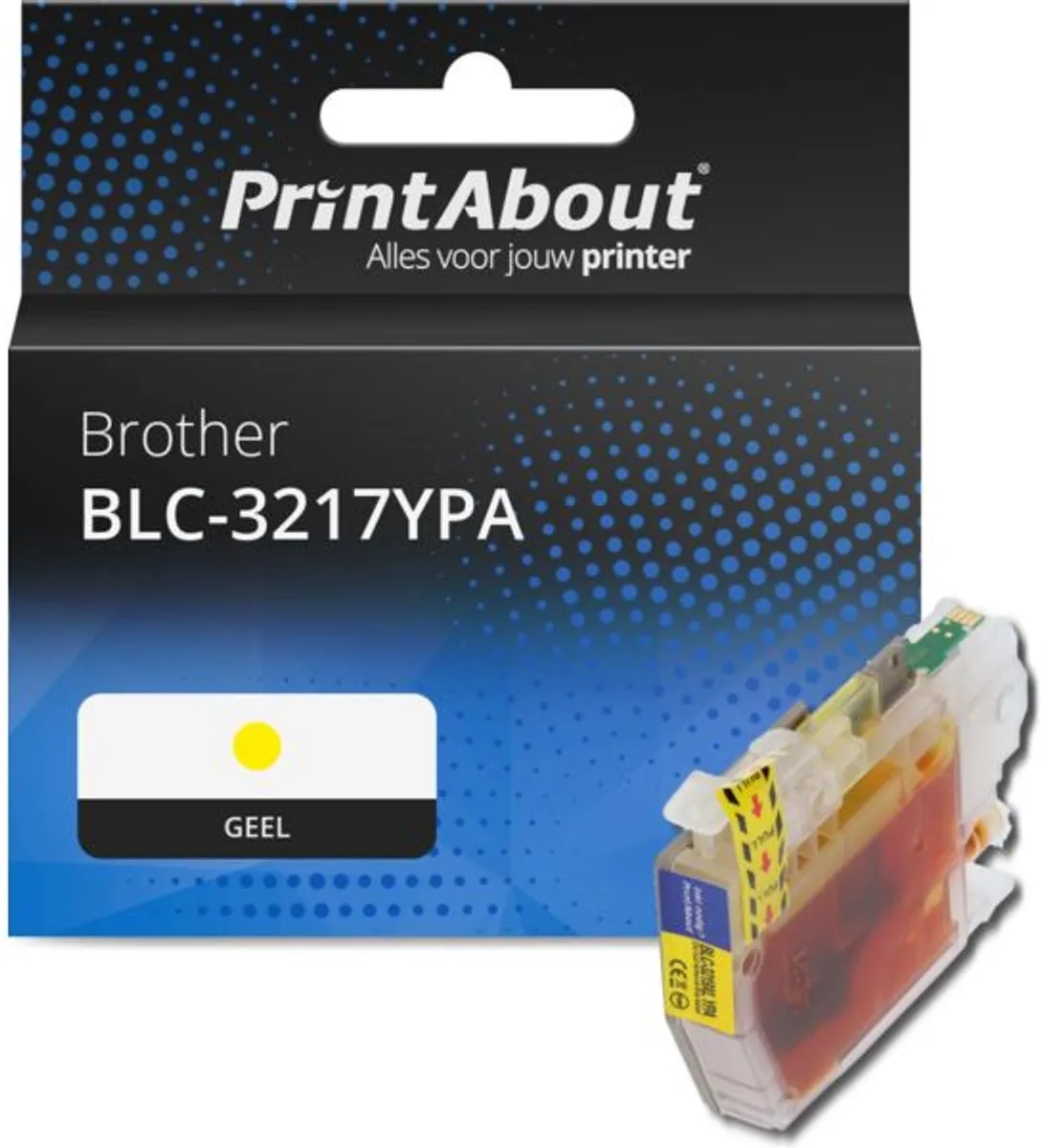 PrintAbout BLC-3217YPA Inktcartridge Geel