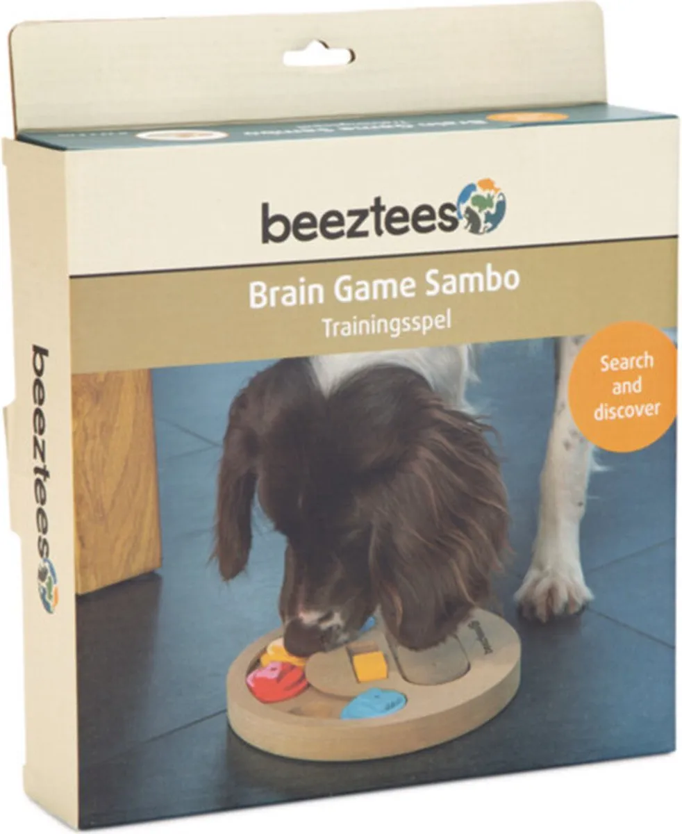 Beeztees Sambo Hondenspeelgoed - Hout 23x4cm - Multi