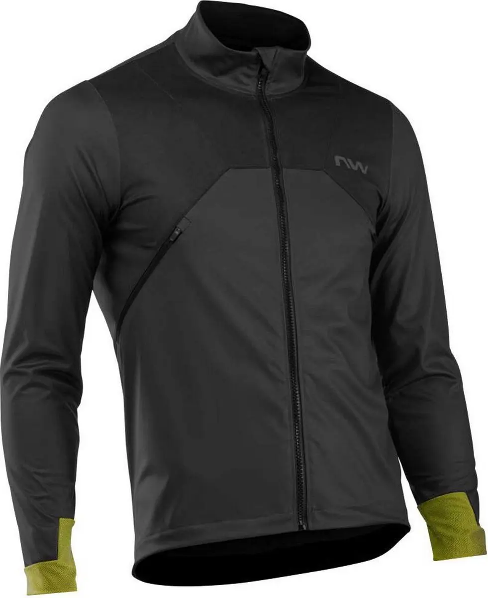 Northwave Extreme 2 Waterdichte Jas - Zwart/Fluor Geel - S - afbeelding 4 van 6