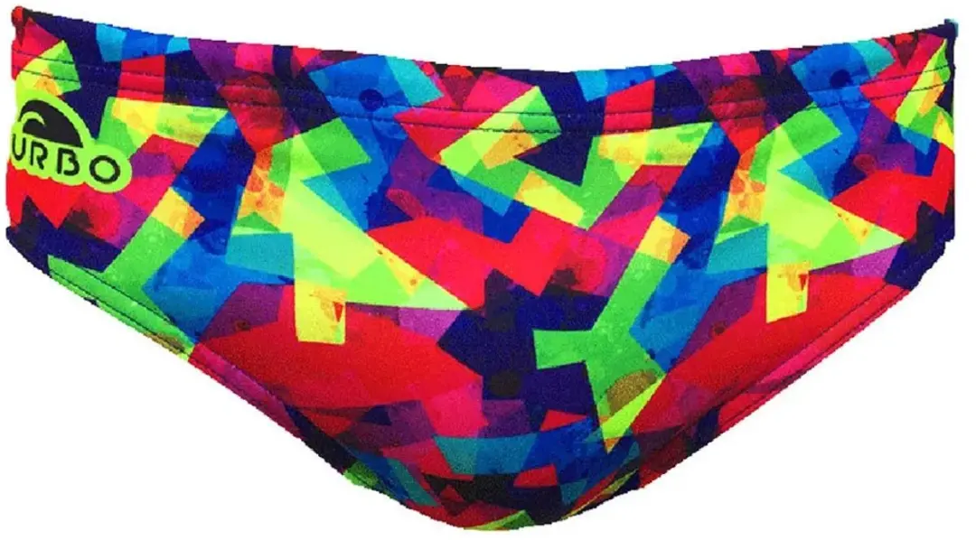 Turbo New Splash Zwemslip Heren - Veelkleurig 4XL - afbeelding 4 van 4