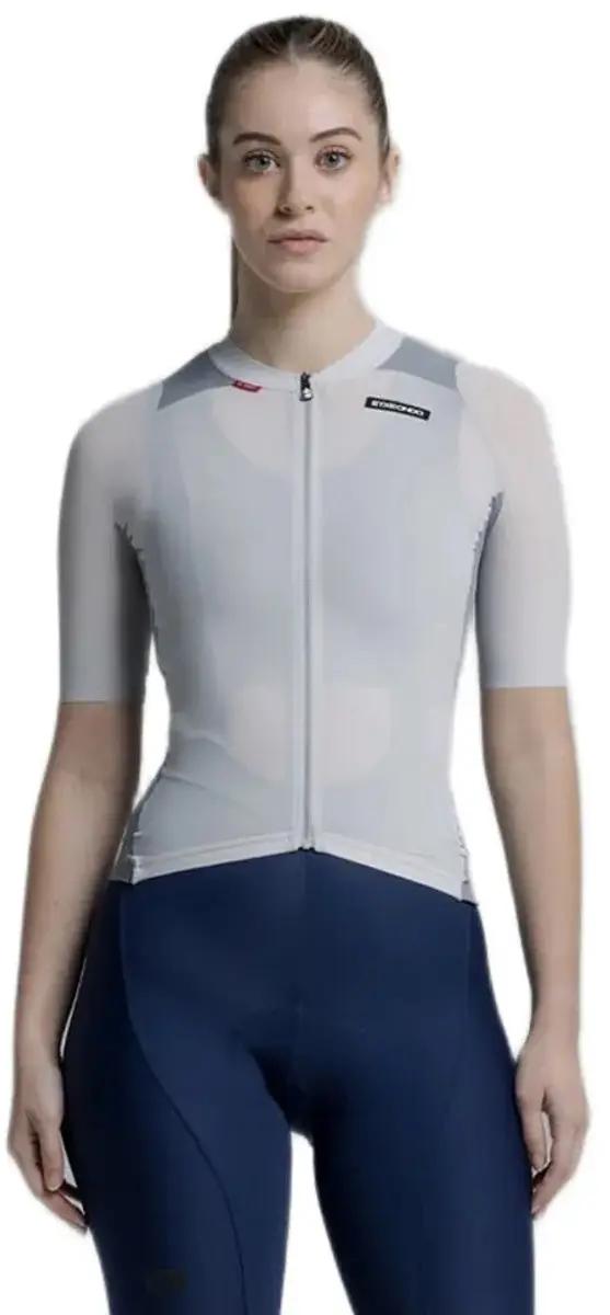 Etxeondo Alda 110 Colour Edition Korte Mouw Wielertrui Grijs S Vrouw