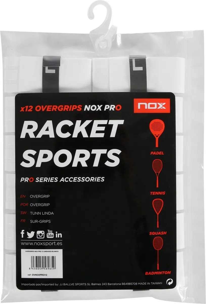 Nox Pro Overgrip 12 St. White