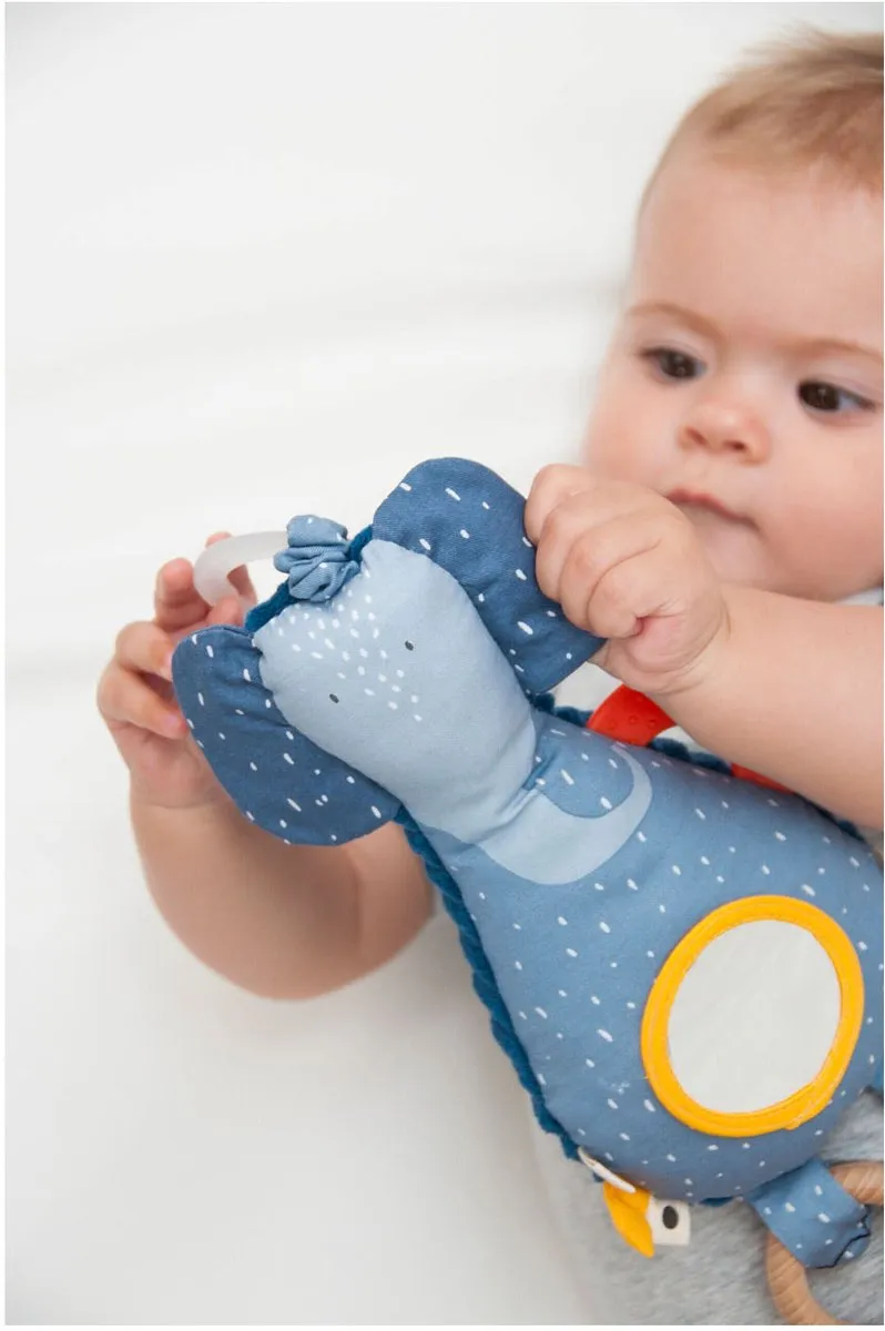 Trixie Mrs. Elephant Voel-en Grijpspeelgoed - Blauw - afbeelding 6 van 6